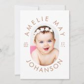 Carte de remerciements plat (Devant)