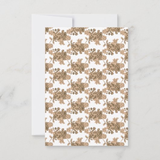 Carte de remerciements plat (Devant)