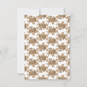 Carte de remerciements plat