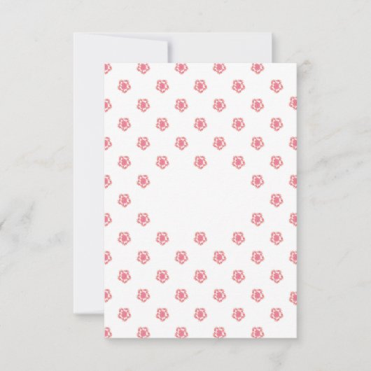 Carte de remerciements plat (Devant)