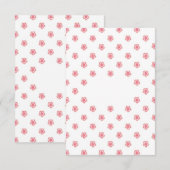 Carte de remerciements plat (Devant / Derrière)