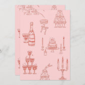 Carte de remerciements plat (Devant / Derrière)