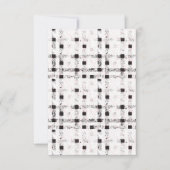 Carte de remerciements plat (Devant)