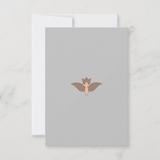 Carte de remerciements plat (Devant)