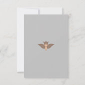 Carte de remerciements plat (Dos)