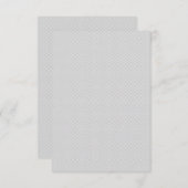 Carte de remerciements plat (Devant / Derrière)