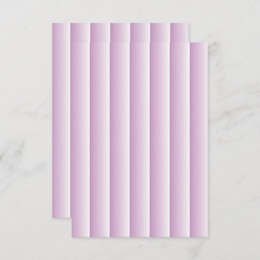 Carte de remerciements plat (Devant / Derrière)