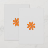 Carte de remerciements plat (Devant / Derrière)