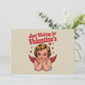 Carte de remerciements plat (Debout devant)