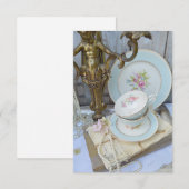 Carte de remerciements plat (Devant / Derrière)