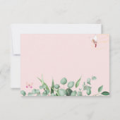 Carte de remerciements plat (Dos)