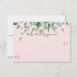 Carte de remerciements plat