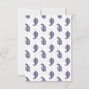 Carte de remerciements plat