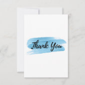 carte de remerciements plat 3,5 po x 5 po (Devant)