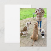 carte de remerciements plat 3,5 po x 5 po (Devant / Derrière)