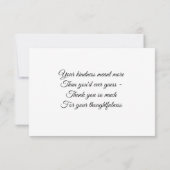 Carte de remerciements plat Daisy été (Dos)