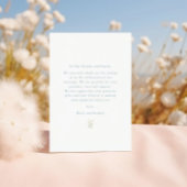 Carte de remerciements plat de message de Mariage