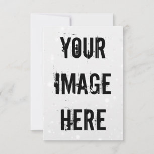 Carte de remerciements plat entièrement personnali