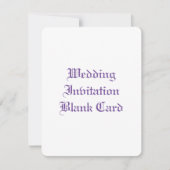 CARTE DE REMERCIEMENTS plat FAIRE-PART DE MARIAGE  (Devant)