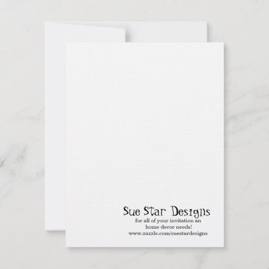 Carte de remerciements PLAT Mariage Snowflake (Dos)