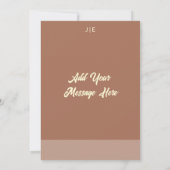 Carte de remerciements plat Mariage style arc (Dos)