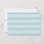 Carte de remerciements plat minimaliste en coquill (Dos)