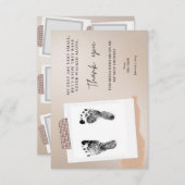 Carte de remerciements plat NICU (Devant / Derrière)