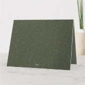 Carte de remerciements pliable personnalisable - B (Dos)