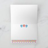 Carte de remerciements plié par Gracias de crânes (Intérieur)