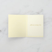 Carte de remerciements plié personnalisé (Intérieur)