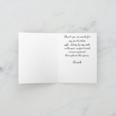 Carte de remerciements plié pour les diplômes afro (Intérieur)