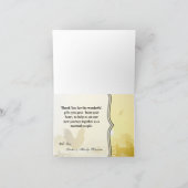 Carte de remerciements plié Sunny Morning Farm Pay (Intérieur)