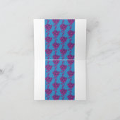 Carte de remerciements pliée (Intérieur)