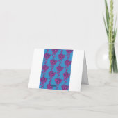 Carte de remerciements pliée (Dos)