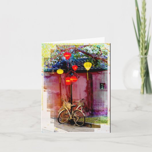 Carte de remerciements pliée (Devant)