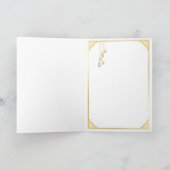 Carte de remerciements pliée (Intérieur)