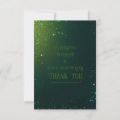 Carte de remerciements pliée (Devant)