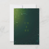 Carte de remerciements pliée (Dos)