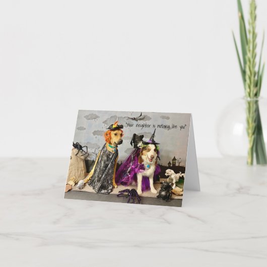 Carte de remerciements pliée (Devant)