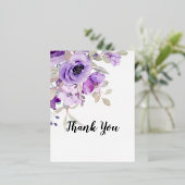 Carte de remerciements pliée (Debout devant)