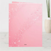 Carte de remerciements pliée (Dos)