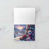 Carte de remerciements pliée (Intérieur)