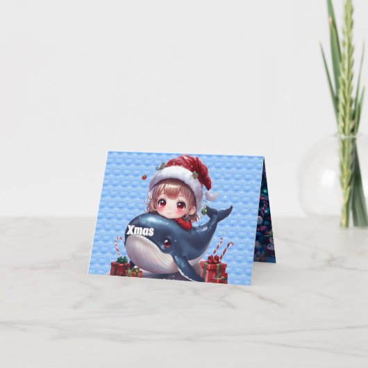 Carte de remerciements pliée (Devant)