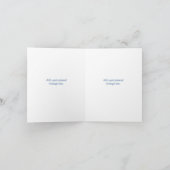 Carte de remerciements pliée (Intérieur)