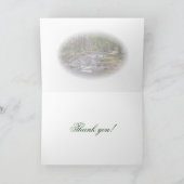 Carte de remerciements pliée (Intérieur)