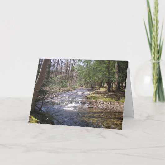 Carte de remerciements pliée (Devant)