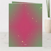 Carte de remerciements pliée (Dos)