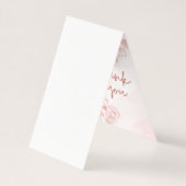 Carte de remerciements pliée (Front)