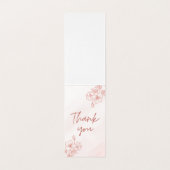 Carte de remerciements pliée (Inside Unfolded)