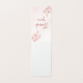 Carte de remerciements pliée (Outside Unfolded)